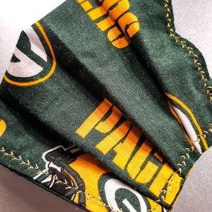 Handmade Green Bay Packer Facemask